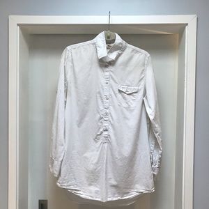 J. Crew long white button down